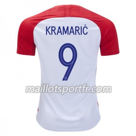 Maillot de Foot Croatie Kramaric 9 Domicile Coupe du monde 2018